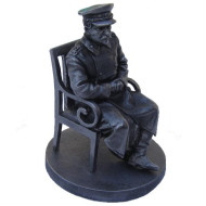 SCULTURA PERFETTA in miniatura in metallo di STALIN