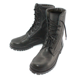 Airsoft Black leather high boots