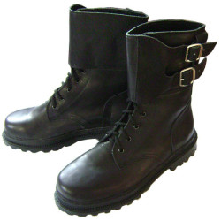 Airsoft Tactical Winter Leather Boots With Buckles