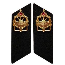 Engineer troops Soviet army collar tabs