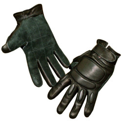 Winter leather tactical Gloves with fist protection