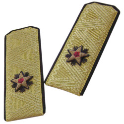 Navy parade shoulder boards of Soviet Rear Admiral