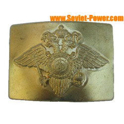 Soviet Golden buckle for belt - Ministry of Internal Affairs