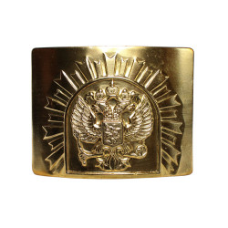 Soviet golden buckle for belt with Double Eagle