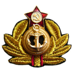 Soviet Navy Fleet Captians hat insignia